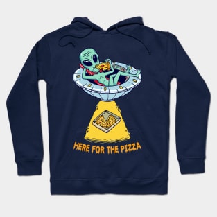 Here For The Pizza Hoodie